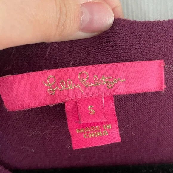 Lilly Pulitzer Purple Top - Picture 2 of 5